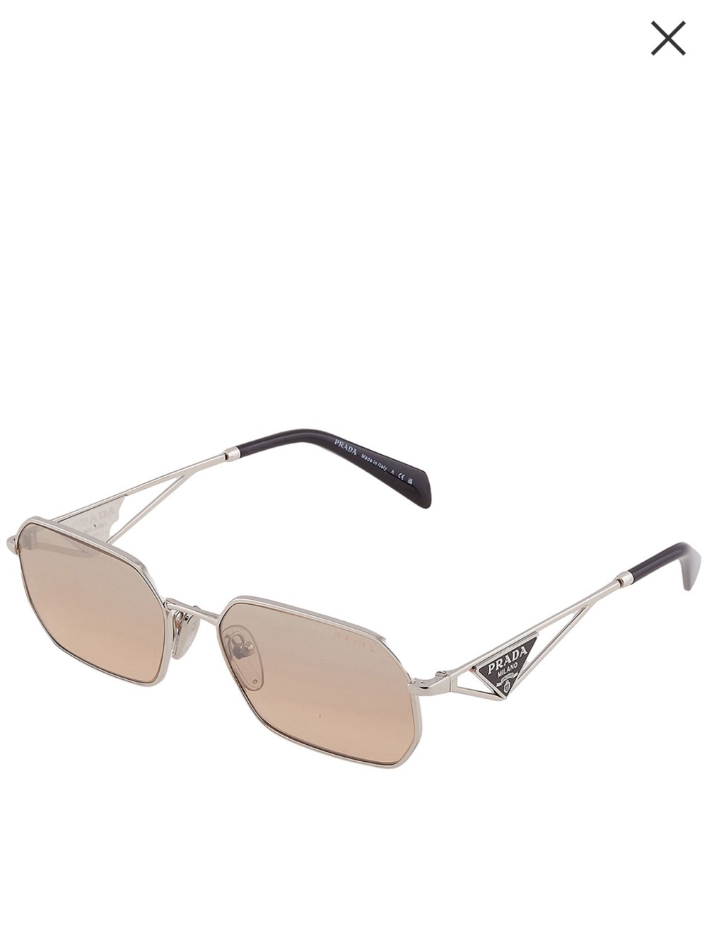 Prada - PRA51S Brown Mirror Silver Gradient